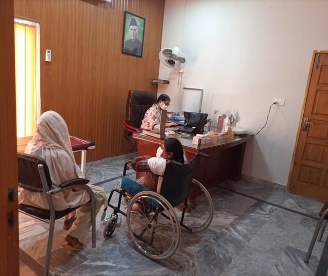 A treatment room