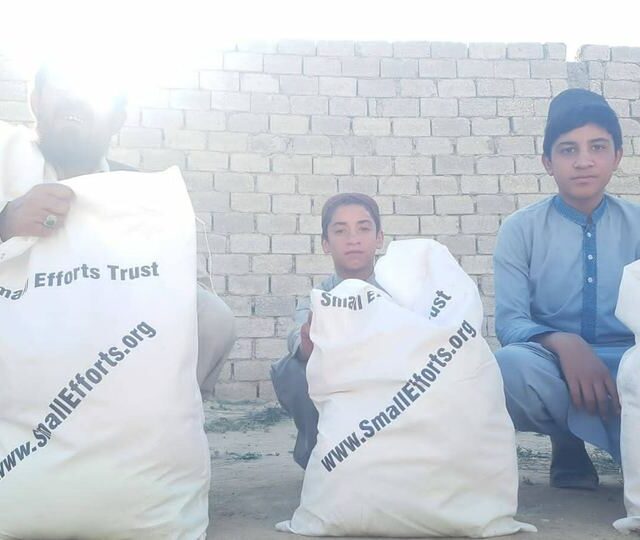 Rations distributed to families