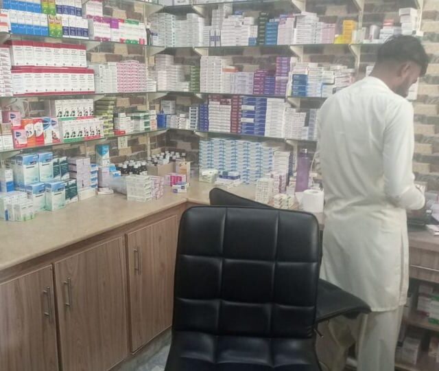 Medicines issued from the dispensary