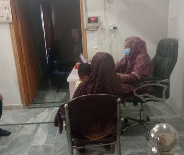 A patient consultation