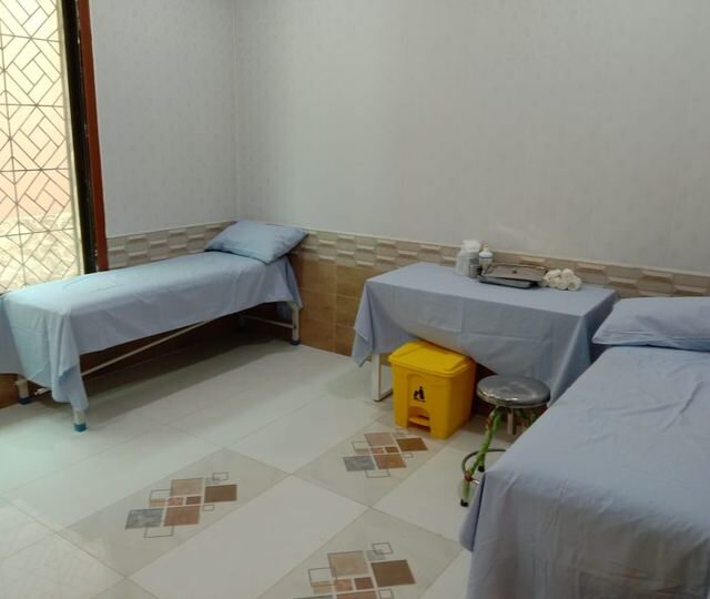 Dormitory beds for resident children